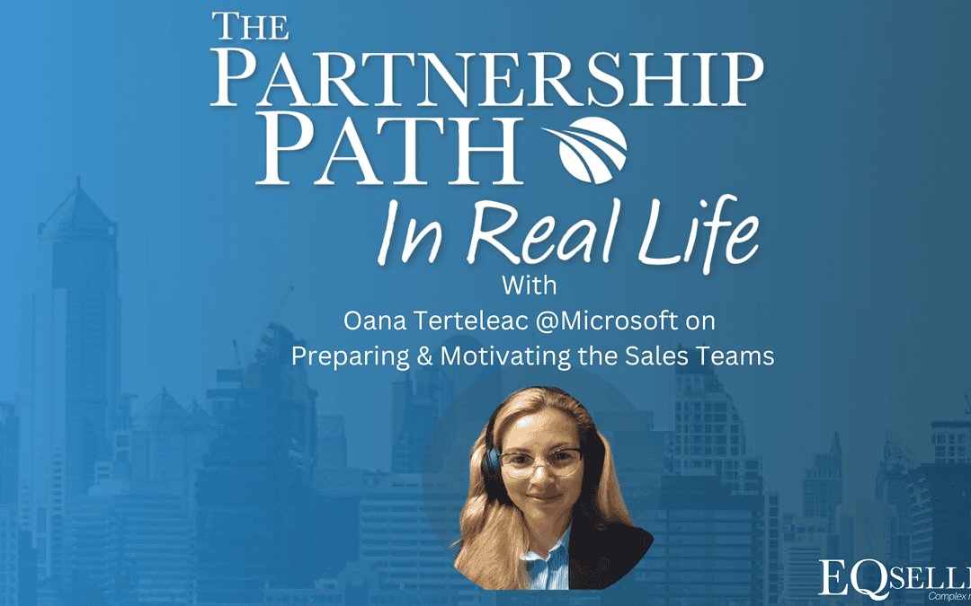 Oana Terteleac at Microsoft On Preparing And Motivating Sales Teams