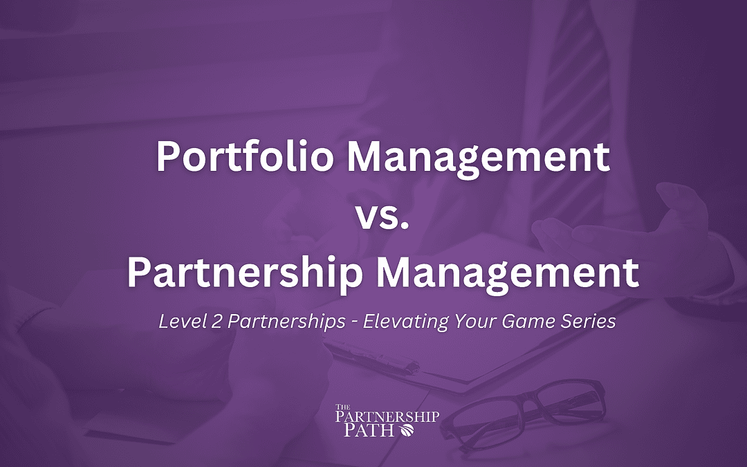 Portfolio Management vs Partnership Management